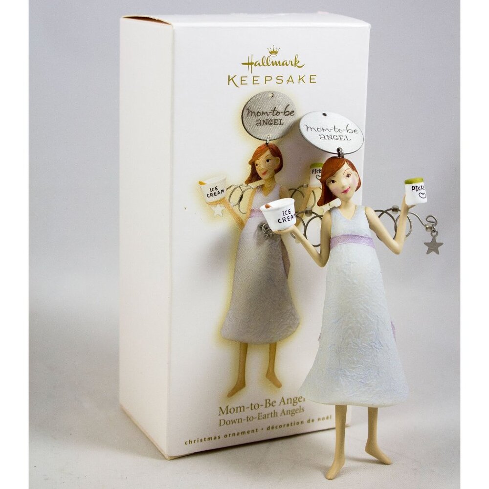 Hallmark Mom-To-Be Ornament Down-to-Earth Angels Collection 2009